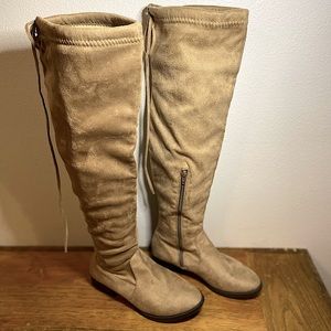 Suede Over the Knee Boots Size 7